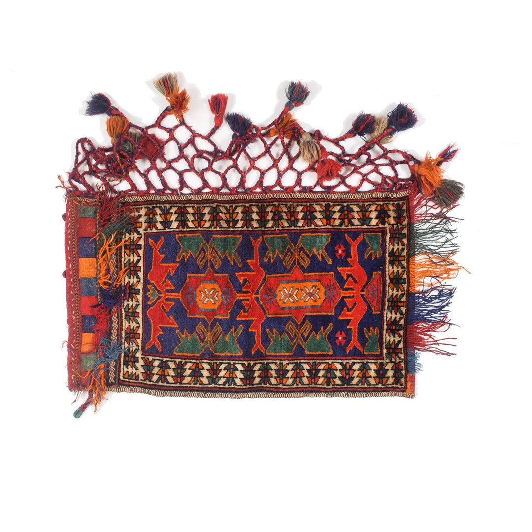 Afghan Balisht Rug 1' 9" x 3' 1" Hand-Knotted | No. AL32696