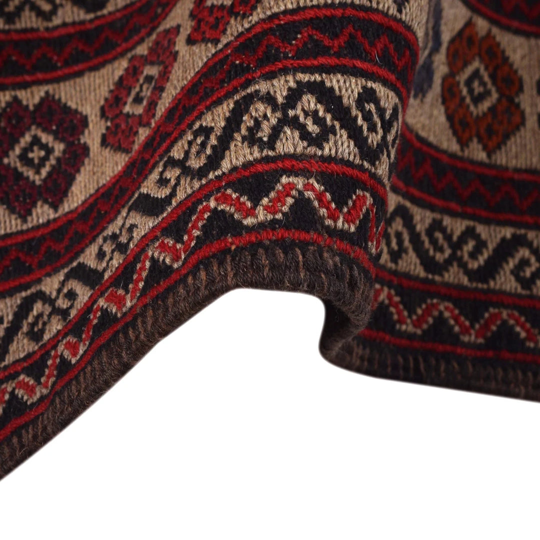 Afghan Maliki Kilim Rug 4' 2" x 6' 7" Flat-Weave | No. AL33224