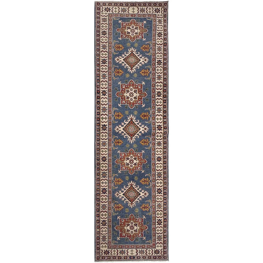 Handmade Kazak Area Runner Rug 2' 9" x 9' 7" - No. AL33314