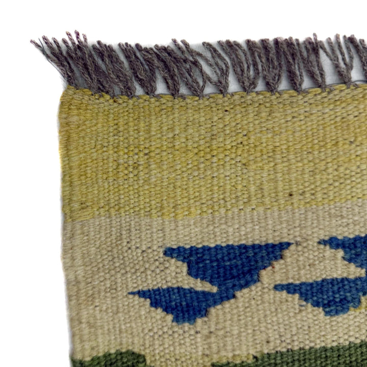 Afghan Vegetable Kilim Rug 5' 6" x 8' 0" Flat-Weave | No. AL333785