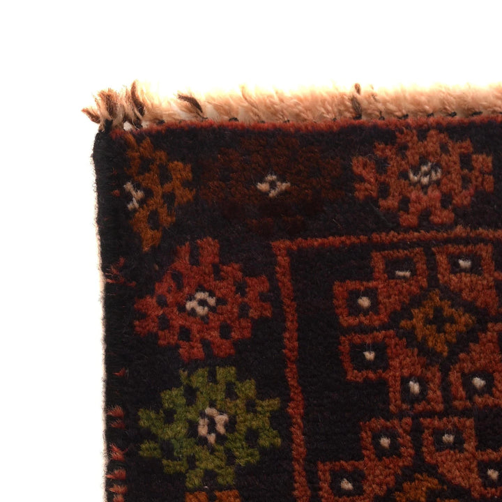 Afghan Baluchi Rug 4' 0" x 6' 3" Hand-Knotted | No. AL33503