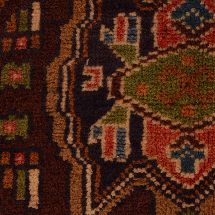 Afghan Baluchi Rug 4' 0" x 6' 3" Hand-Knotted | No. AL33503