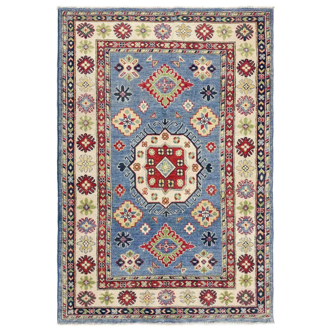 Oriental Kazak Rug 3' 8" x 5' 11" - No. AL33816