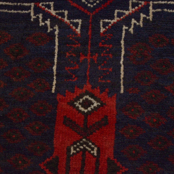 Afghan Prayer Rug 3' 0" x 5' 2" Hand-Knotted | No. AL33864
