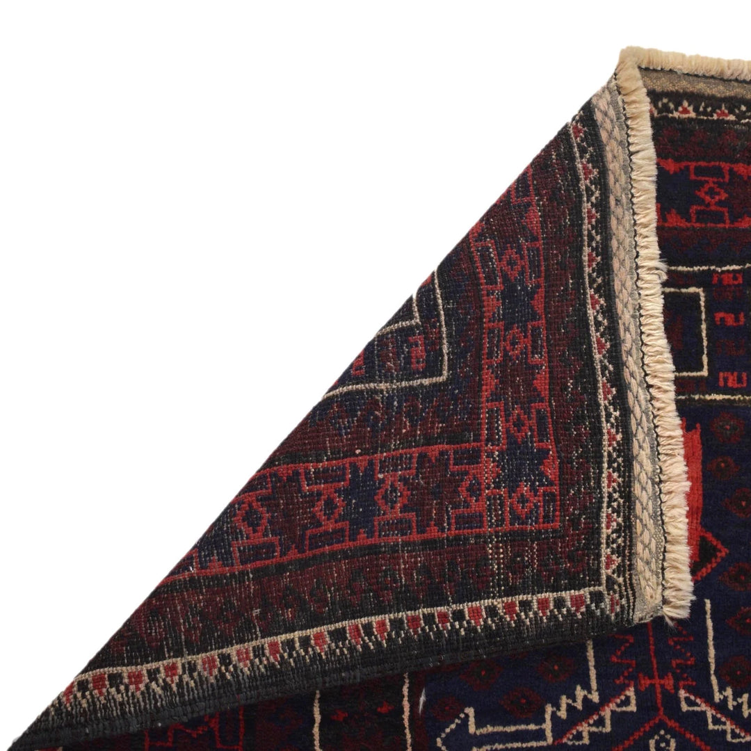 Afghan Prayer Rug 3' 0" x 5' 2" Hand-Knotted | No. AL33864