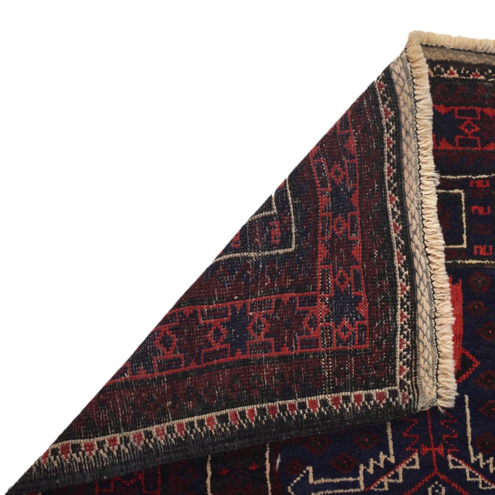 Afghan Prayer Rug 3' 0" x 5' 2" Hand-Knotted | No. AL33864