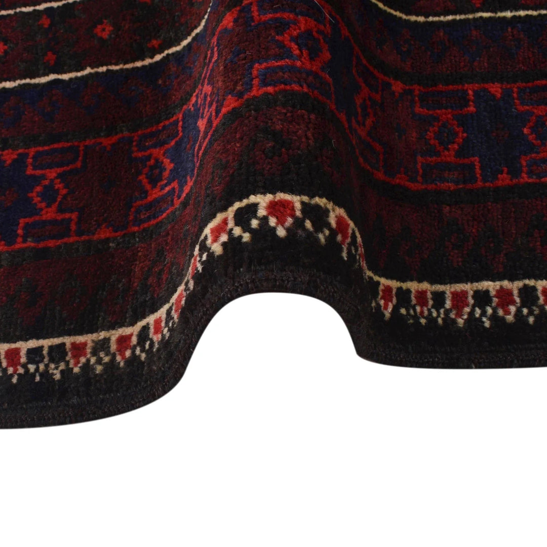 Afghan Prayer Rug 3' 0" x 5' 2" Hand-Knotted | No. AL33864