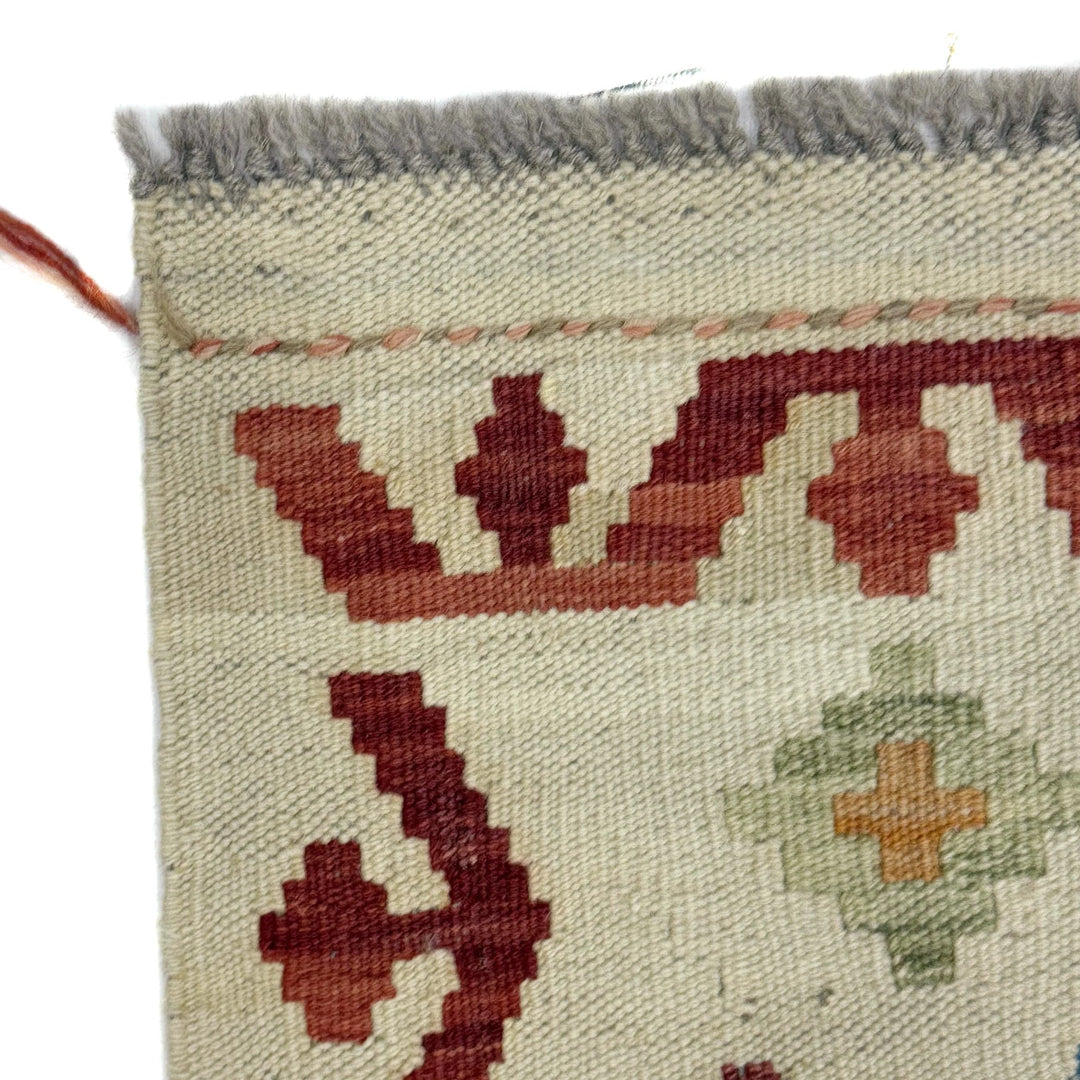 Afghan Kilim Rug 2' 10" x 4' 2" Flat-Weave | No. AL34079