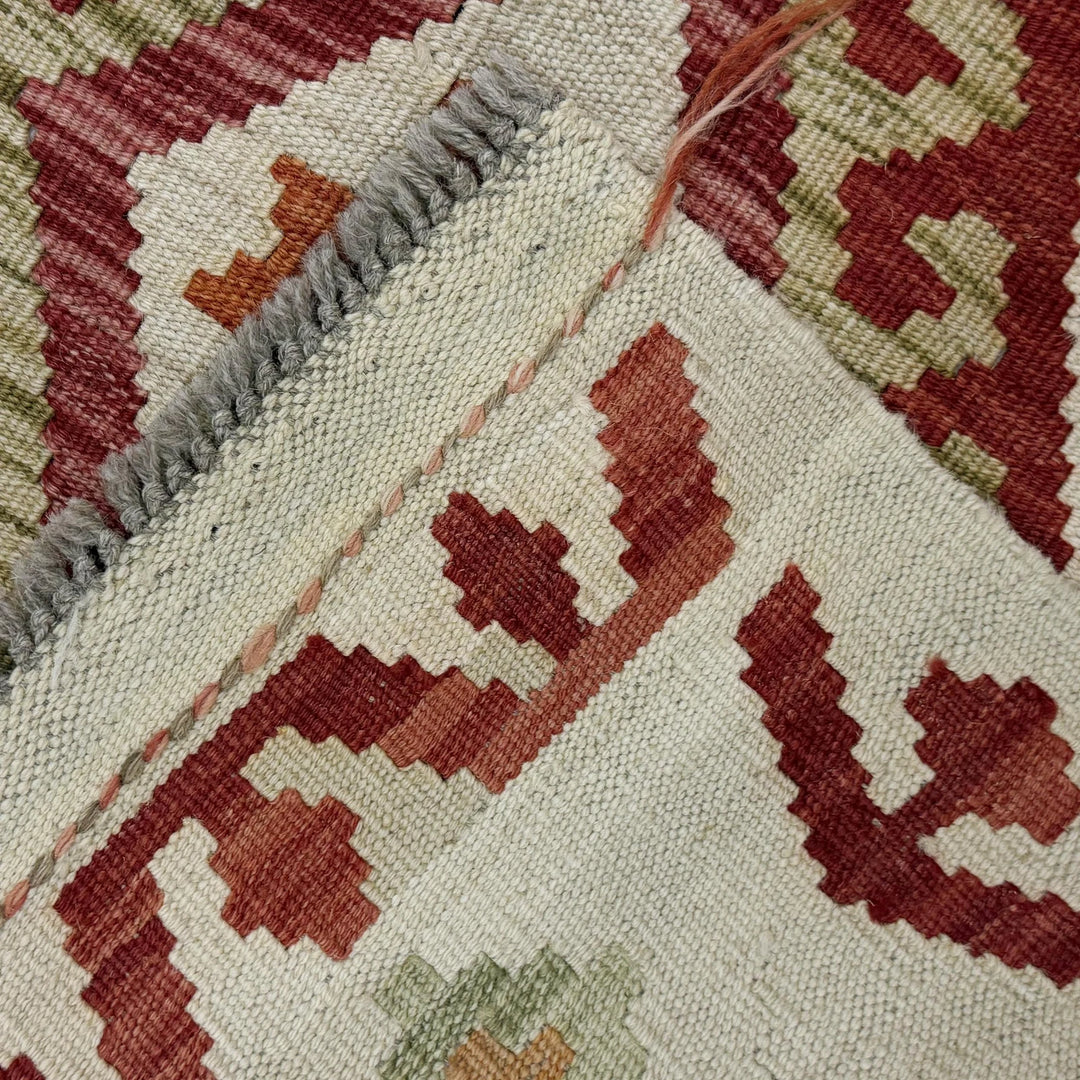 Afghan Kilim Rug 2' 10" x 4' 2" Flat-Weave | No. AL34079