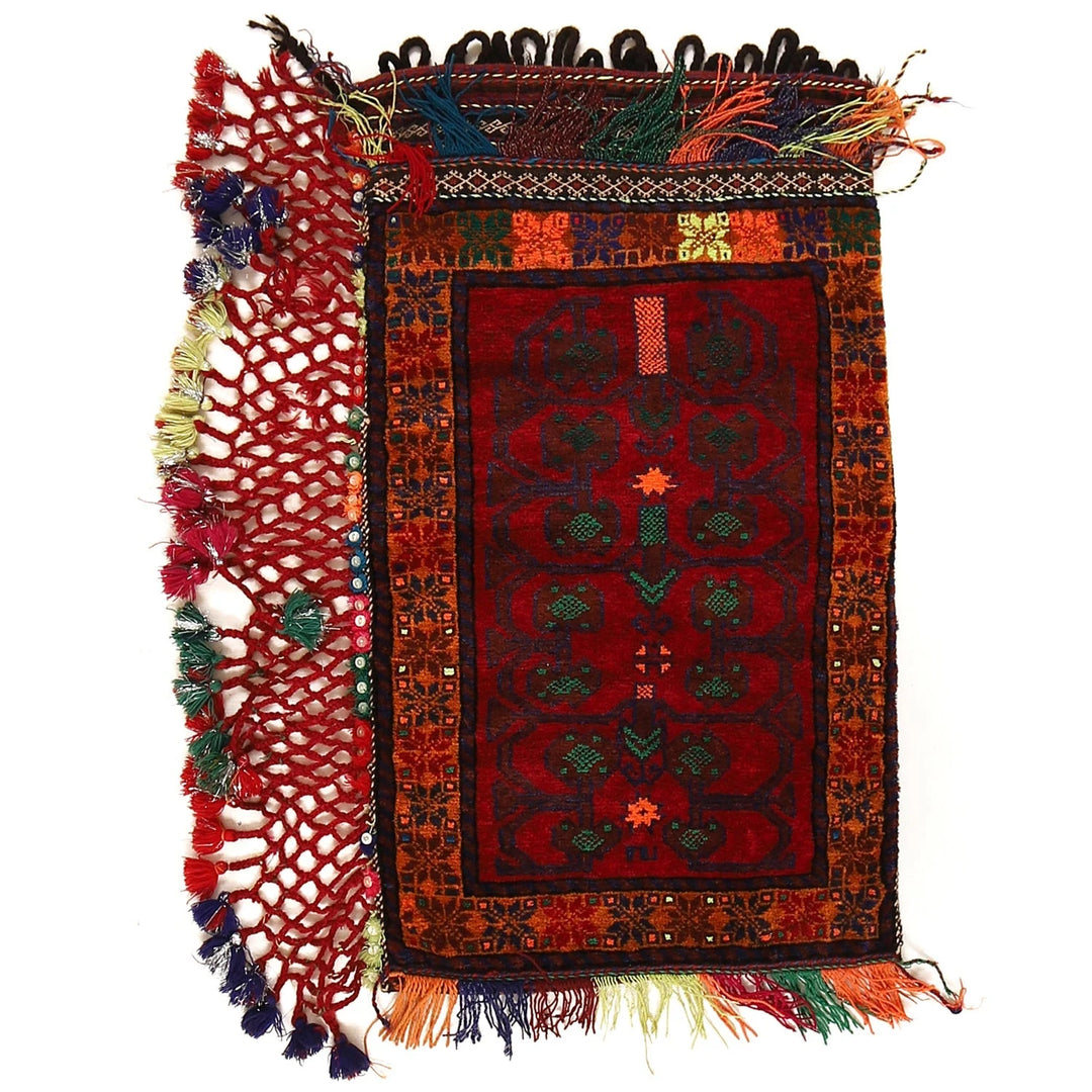 Afghan Balisht Rug 1' 8" x 3' 1" Hand-Knotted | No. AL34137