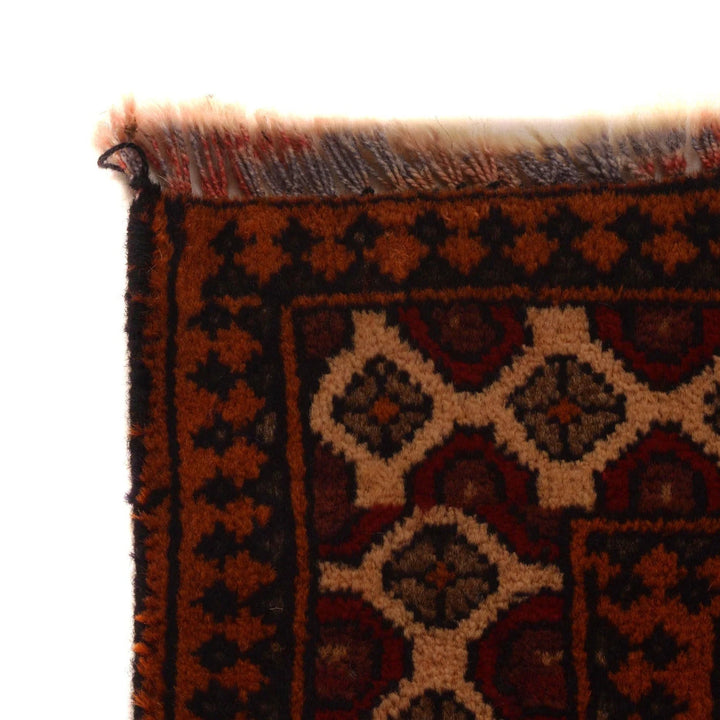 Afghan Prayer Rug 2' 8" x 4' 2" Hand-Knotted | No. AL34220