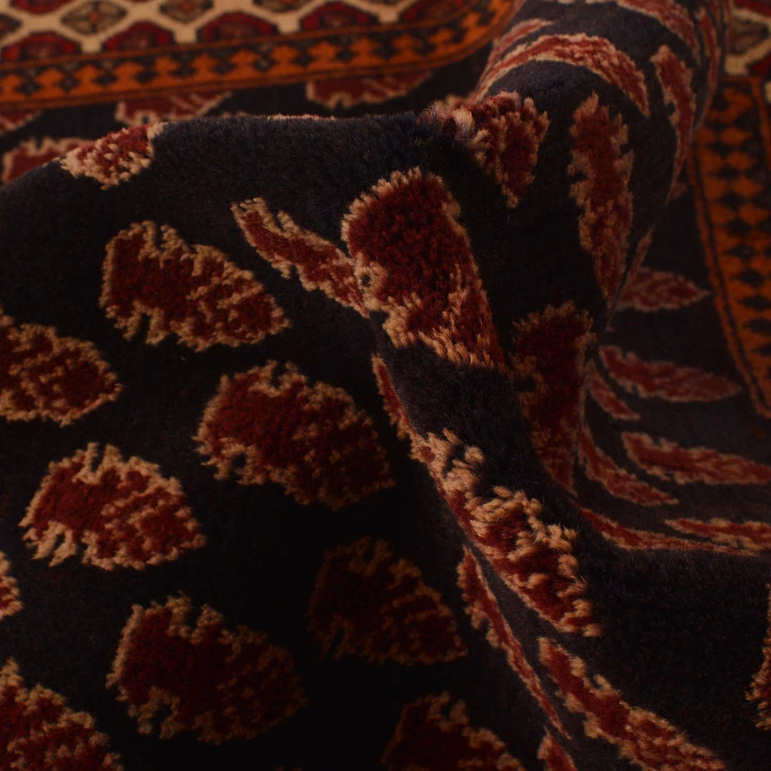 Afghan Prayer Rug 2' 8" x 4' 2" Hand-Knotted | No. AL34220