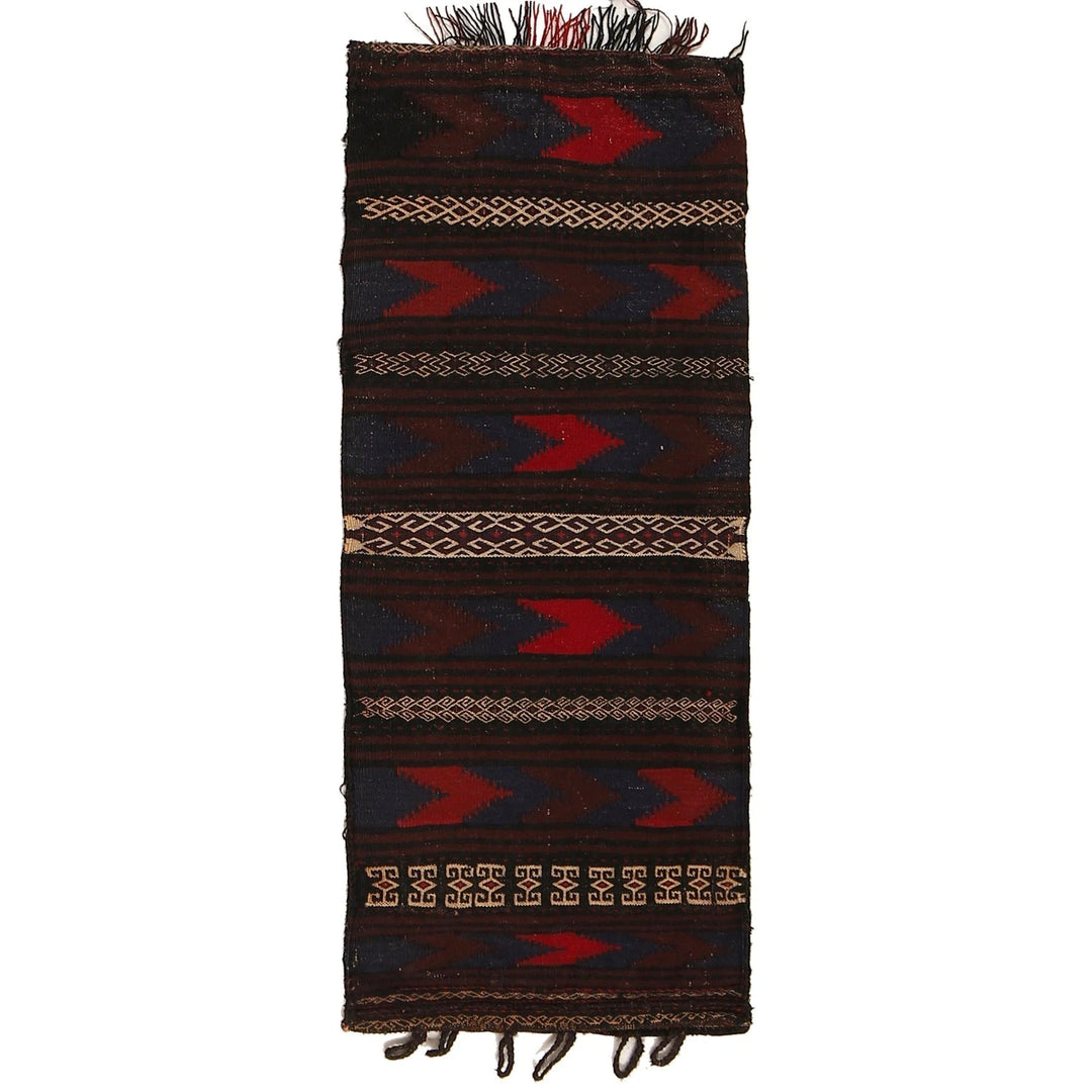 Afghan Balisht Rug 1' 7" x 3' 9" Hand-Knotted | No. AL34242