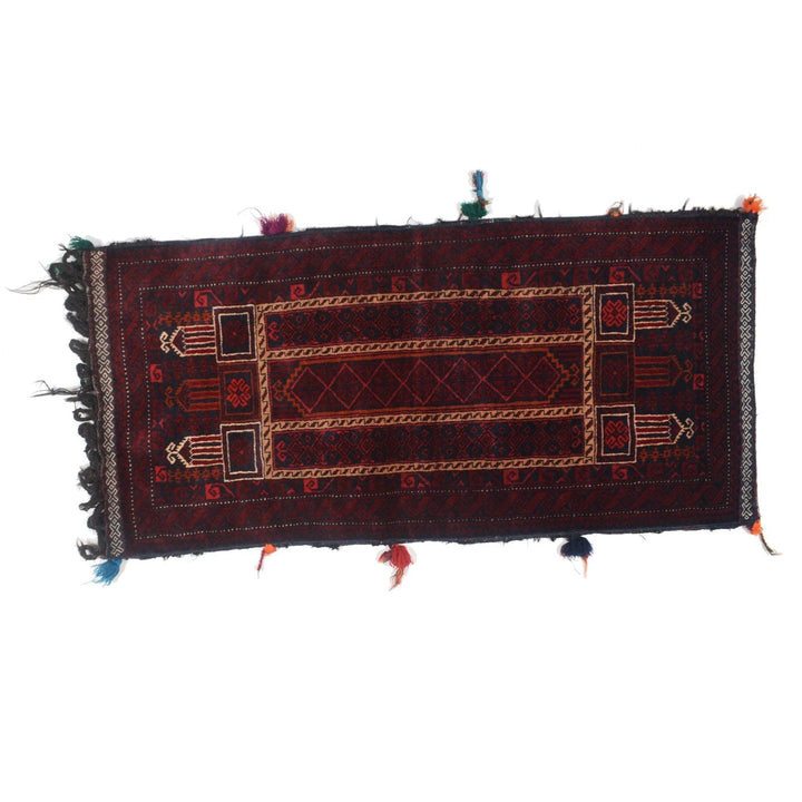 Afghan Balisht Rug 1' 10" x 3' 9" Hand-Knotted | No. AL34619