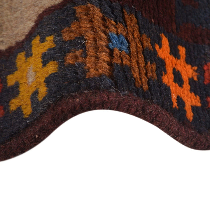 Tan Afghan Kohistani Rug 5' 11" x 8' 4" Hand-Knotted | No. AL34685