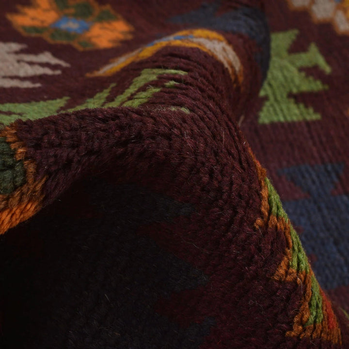 Tan Afghan Kohistani Rug 5' 11" x 8' 4" Hand-Knotted | No. AL34685