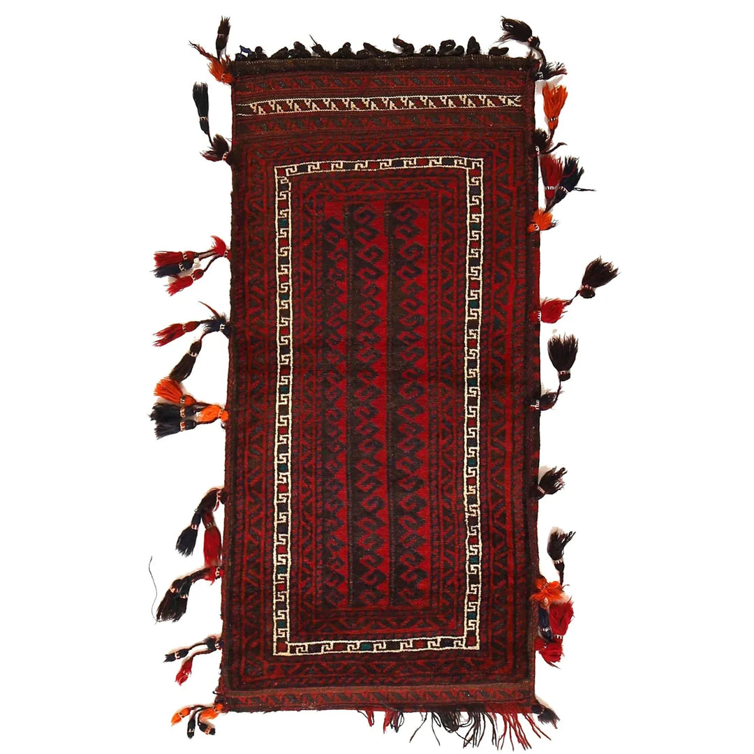 Afghan Balisht Rug 1' 9" x 3' 10" Hand-Knotted | No. AL34990