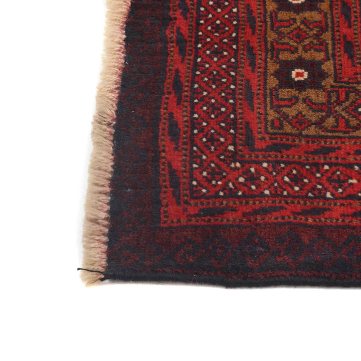 Afghan Baluchi Rug 4' 1" x 6' 10" Hand-Knotted | No. AL35277