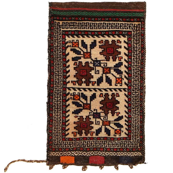 Afghan Baluch Balisht Rug 1' 9" x 2' 11" Hand-Knotted | No. AL35290