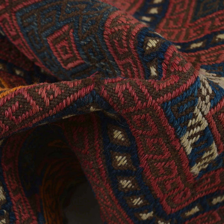 Afghan Kilim Rug 1' 10" x 6' 7" Flat-Weave | No. AL35596