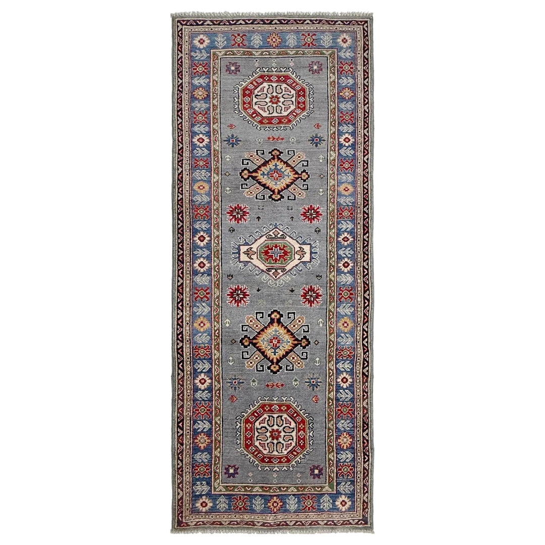 Hand knotted Kazak Runner Rugs 2' 9" x 7' 9" - No. AL35625