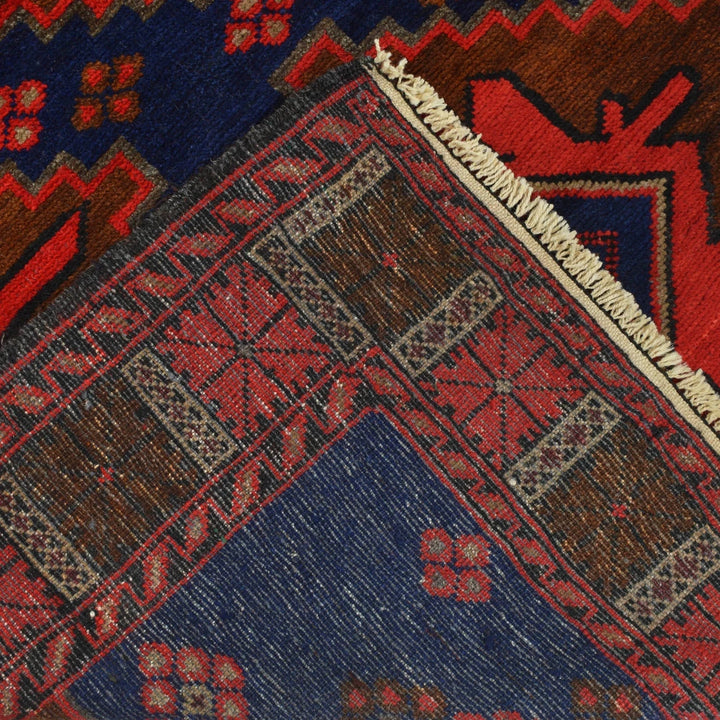 Afghan Baluchi Rug 4' 6" x 6' 7" Hand-Knotted | No. AL35768