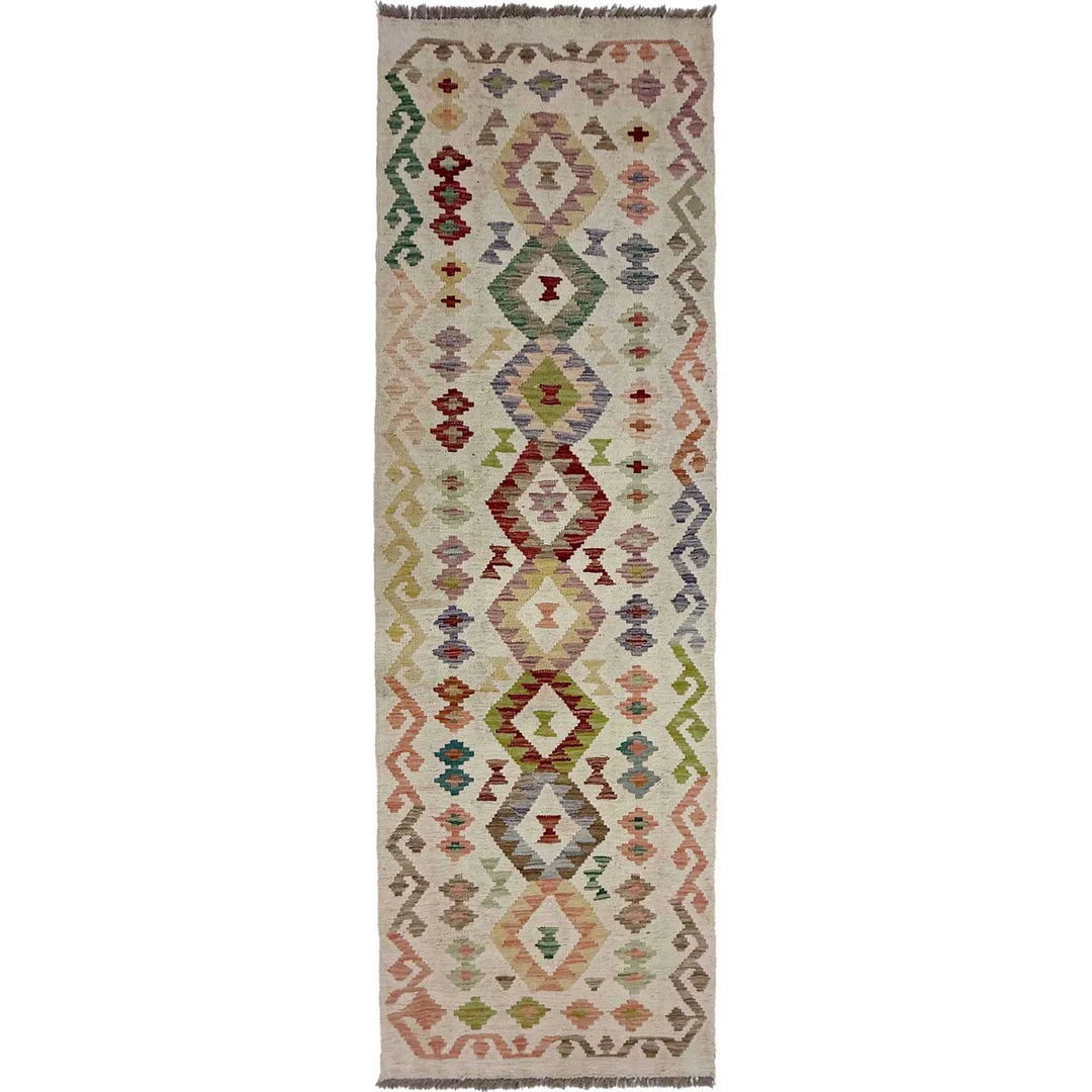Afghan Kilim Rug 2' 5" x 8' 2" Flat-Weave | No. AL35886