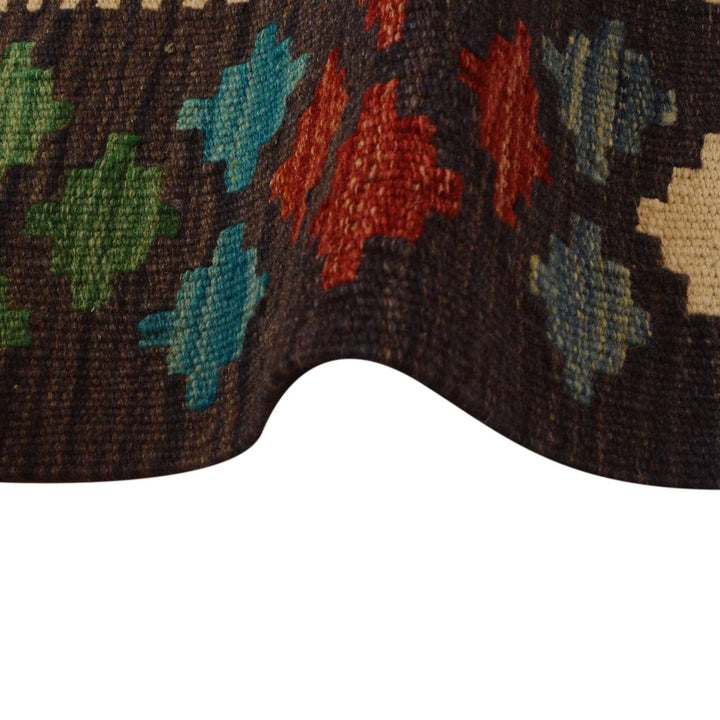 Afghan Kilim Rug 8' 1" x 9' 10" Flat-Weave | No. AL35972