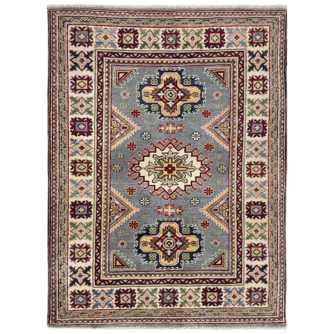 Oriental Kazak Rug 3' 2" x 4' 5" - No. AL36132