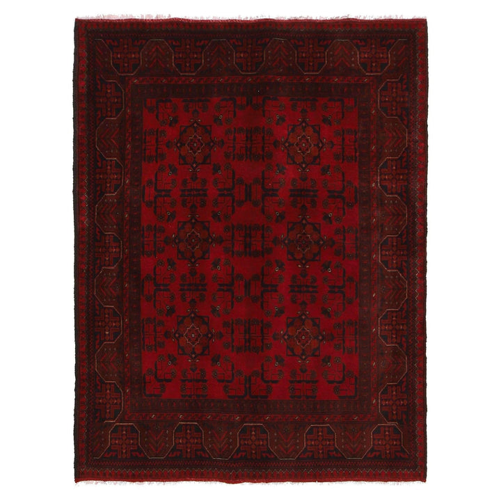 Afghan Khal Mohammadi Rug 4' 11" x 6' 4" Hand-Knotted | No. AL36250