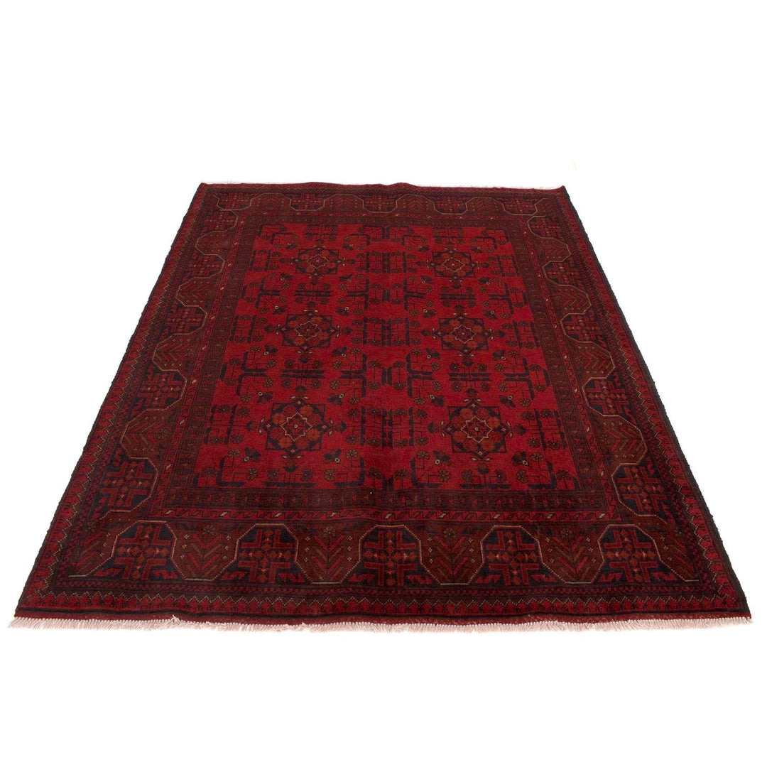 Afghan Khal Mohammadi Rug 4' 11" x 6' 4" Hand-Knotted | No. AL36250