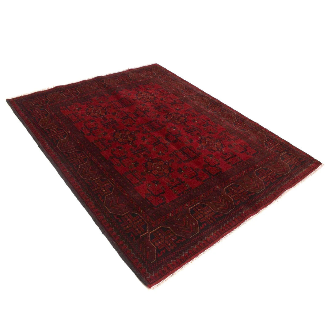 Afghan Khal Mohammadi Rug 4' 11" x 6' 4" Hand-Knotted | No. AL36250