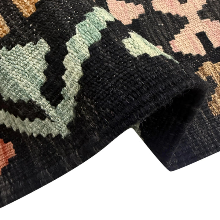Afghan Kilim Rug 6'7" x 9'8" Flat-Weave | No. AL36484