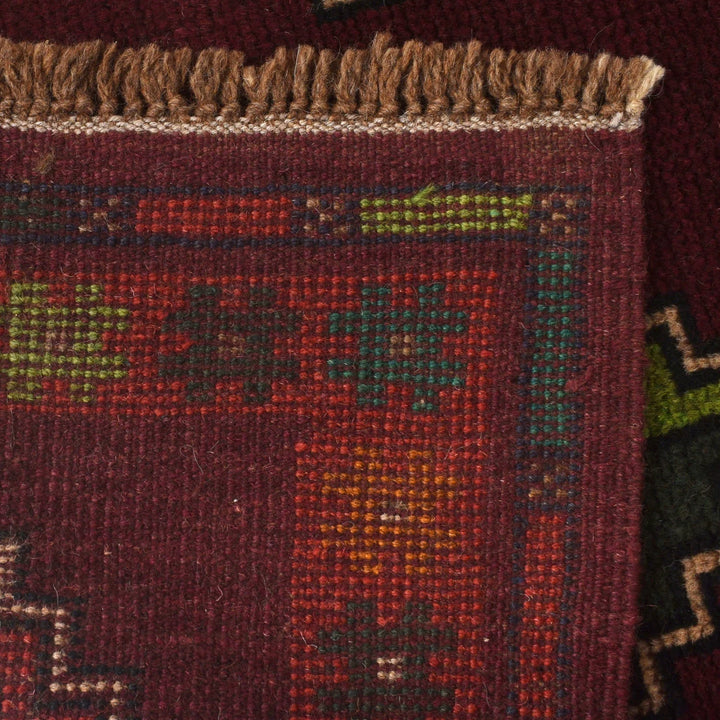 Afghan Baluchi Rug 4' 4" x 6' 4" Hand-Knotted | No. AL36518