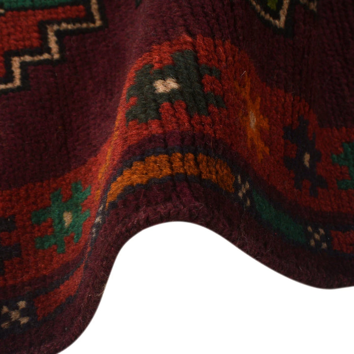 Afghan Baluchi Rug 4' 4" x 6' 4" Hand-Knotted | No. AL36518