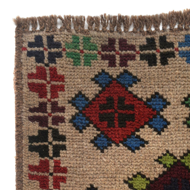 Afghan Baluchi Rug 4' 1" x 6' 7" Hand-Knotted | No. AL36950
