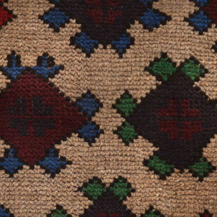Afghan Baluchi Rug 4' 1" x 6' 7" Hand-Knotted | No. AL36950