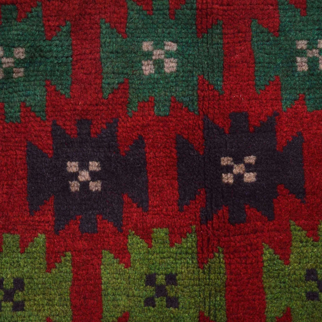 Afghan Baluchi Rug 4' 1" x 6' 6" Hand-Knotted | No. AL37082