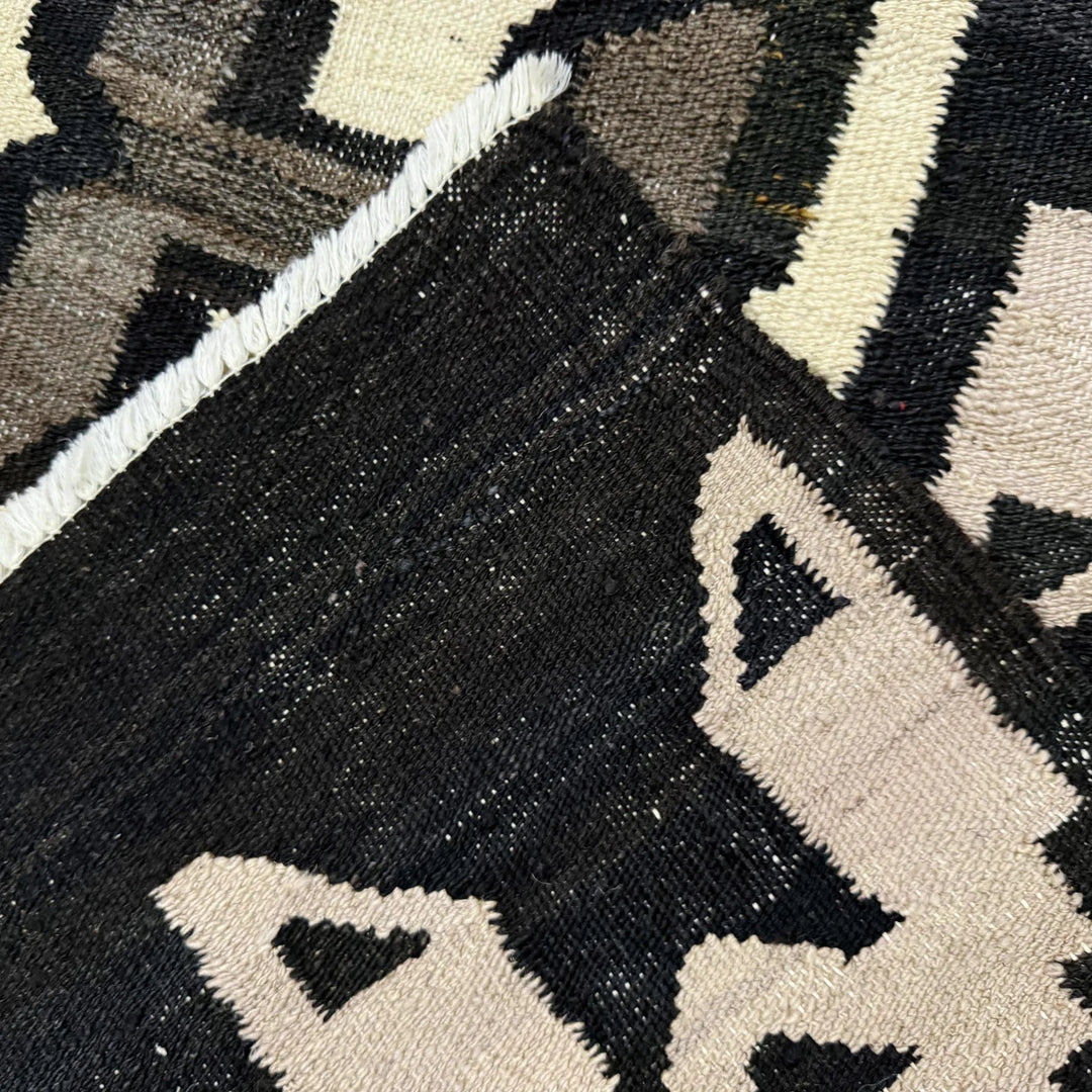 Afghan Vegetable Kilim Rug 5' 8" x 8' 5" Flat-Weave | No. AL371421