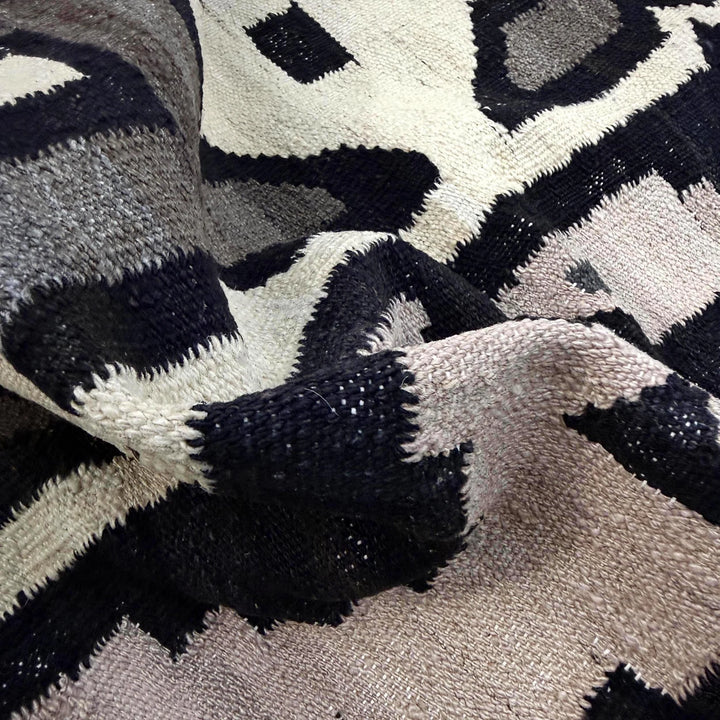 Afghan Vegetable Kilim Rug 5' 8" x 8' 5" Flat-Weave | No. AL371421