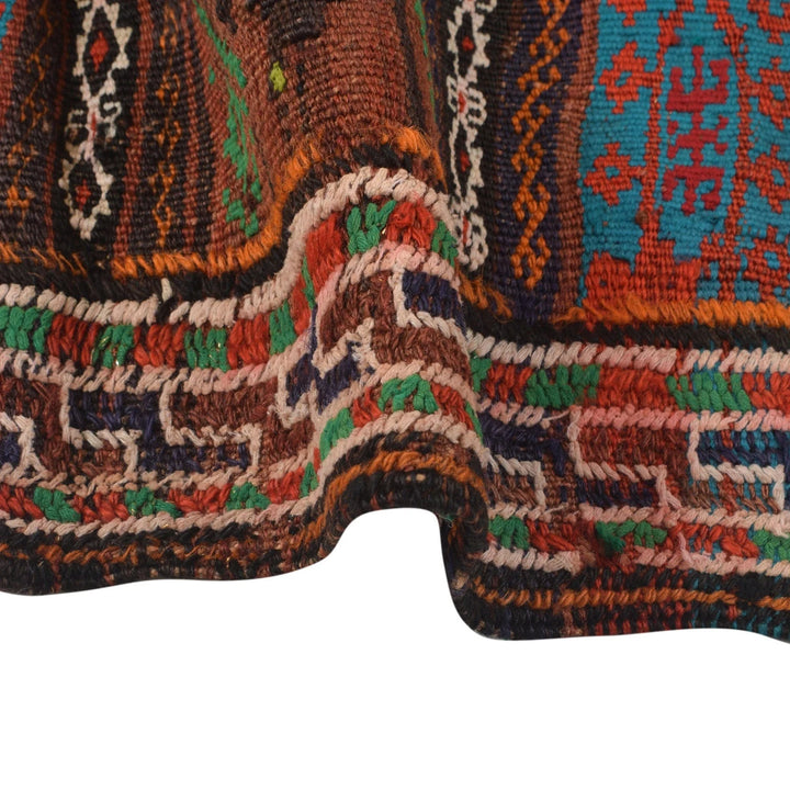 Afghan Laghari Kilim Rug 4' 6" x 6' 2" Flat-Weave | No. AL37199