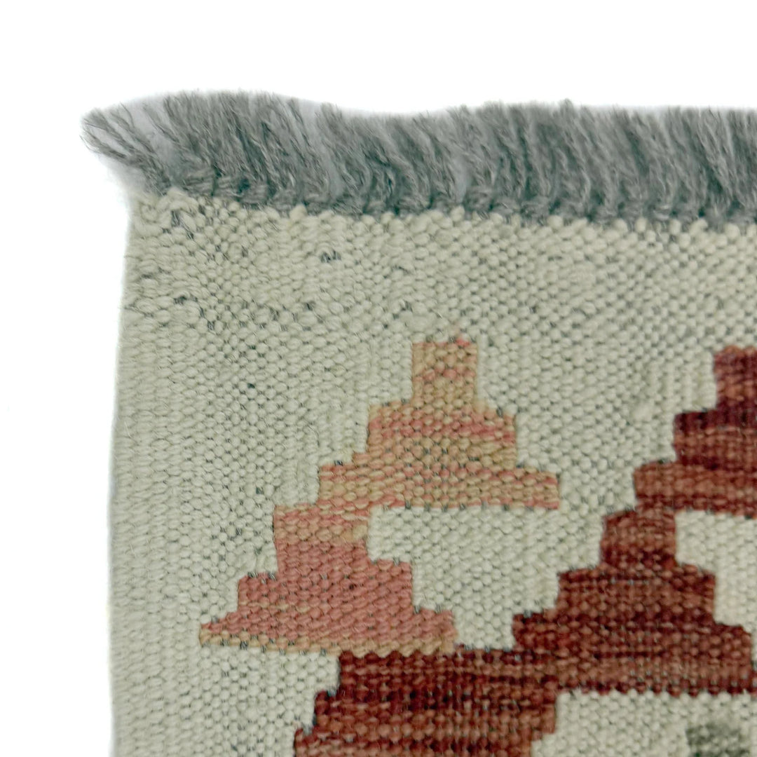 Afghan Vegetable Kilim Rug 2' 0" x 5' 8" Flat-Weave | No. AL372185