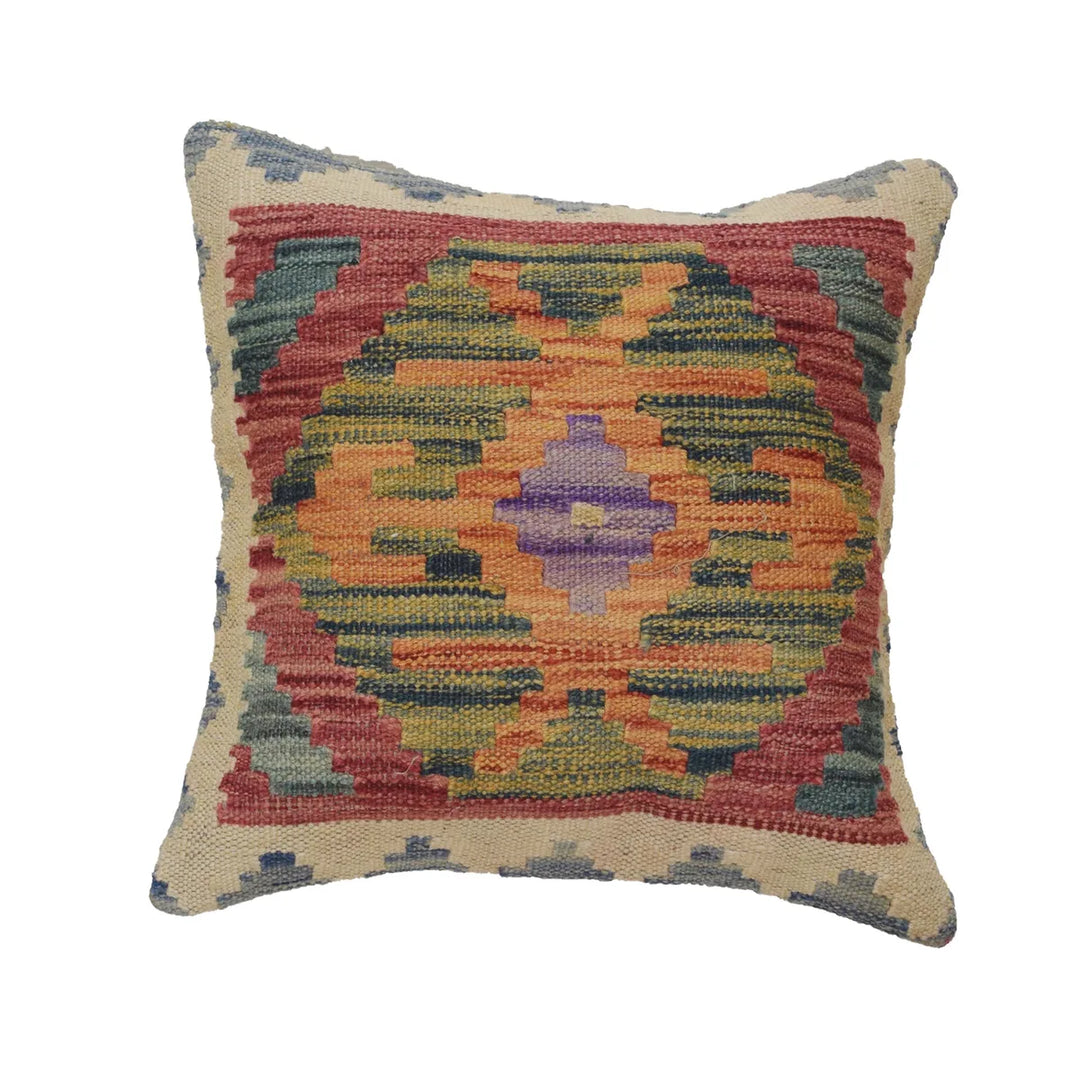 Turkish Design Kilim Cushion 1' 4" x 1' 4" - No. AL37501