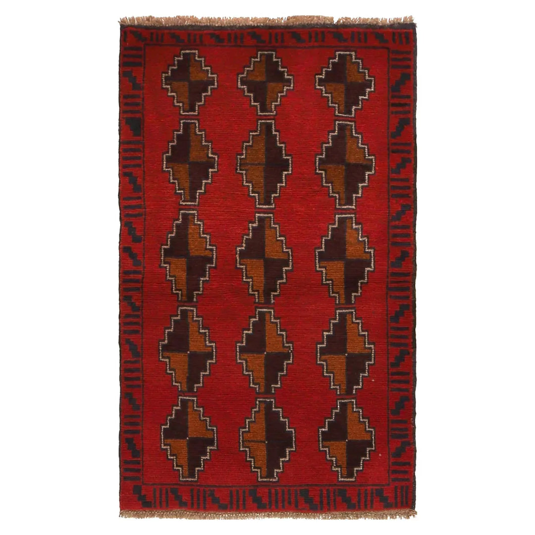 Traditional Baloch Rug 2' 8" x 4' 4" - No. AL37522