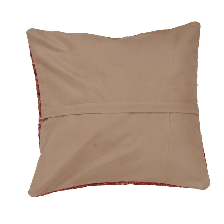 Afghan Kilim Cushion 1' 4" x 1' 5" Flat-Weave | No. AL37573