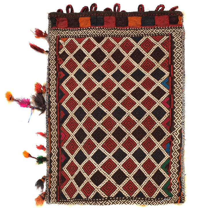 Afghan Baluch Balisht Kilim Rug 2' 0" x 2' 8" Flat-Weave | No. AL37709