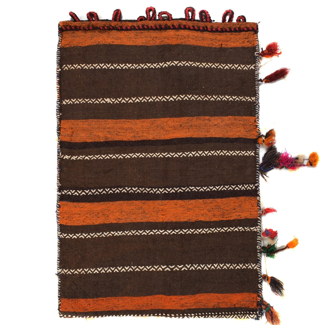 Afghan Baluch Balisht Kilim Rug 2' 0" x 2' 8" Flat-Weave | No. AL37709