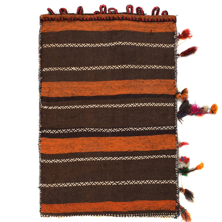 Afghan Baluch Balisht Kilim Rug 2' 0" x 2' 8" Flat-Weave | No. AL37709