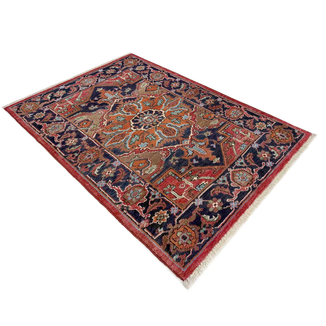 Afghan Heriz Rug 2'7" x 4'1" Hand-Woven | No. AL37716