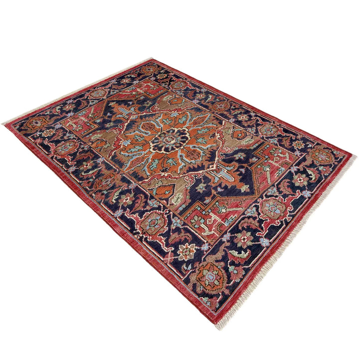 Afghan Heriz Rug 2'7" x 4'1" Hand-Woven | No. AL37716